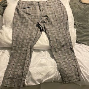 Gap Size 16 Signature Skinny Plaid Ankle Pants
